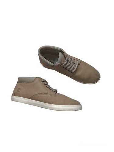 Stivaletti Chukka da donna Timberlands scarpe in pelle taglia 10 colore marrone chiaro A1V9Z