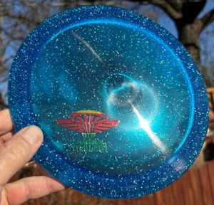 FLAT Metal Flake Champion Blueberry FIREBIRD Air Force Disc Golf Innova #1709 - Picture 1 of 12