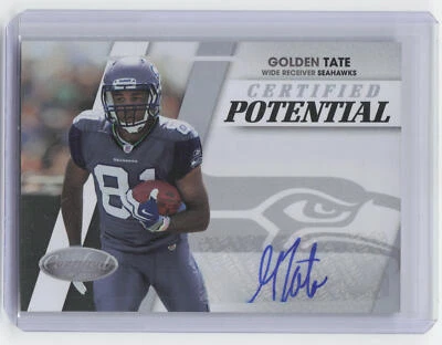 2010 Panini Certified #20 Golden Tate Certified Potential RC Auto #31/50 - Image 1 of 2