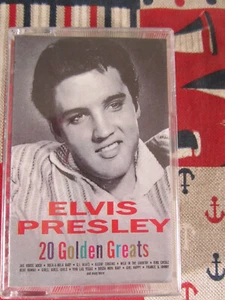 ELVIS PRESLEY 20 GOLDEN GREATS ORIGINAL 1998 PERFORMANCE AUDIO CASSETTE ALBUM - Picture 1 of 5