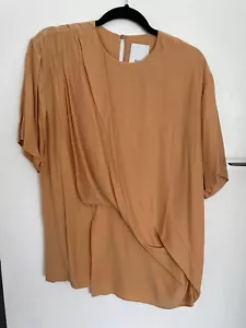 Acler Silk Top - Burnt Orange - Picture 1 of 5