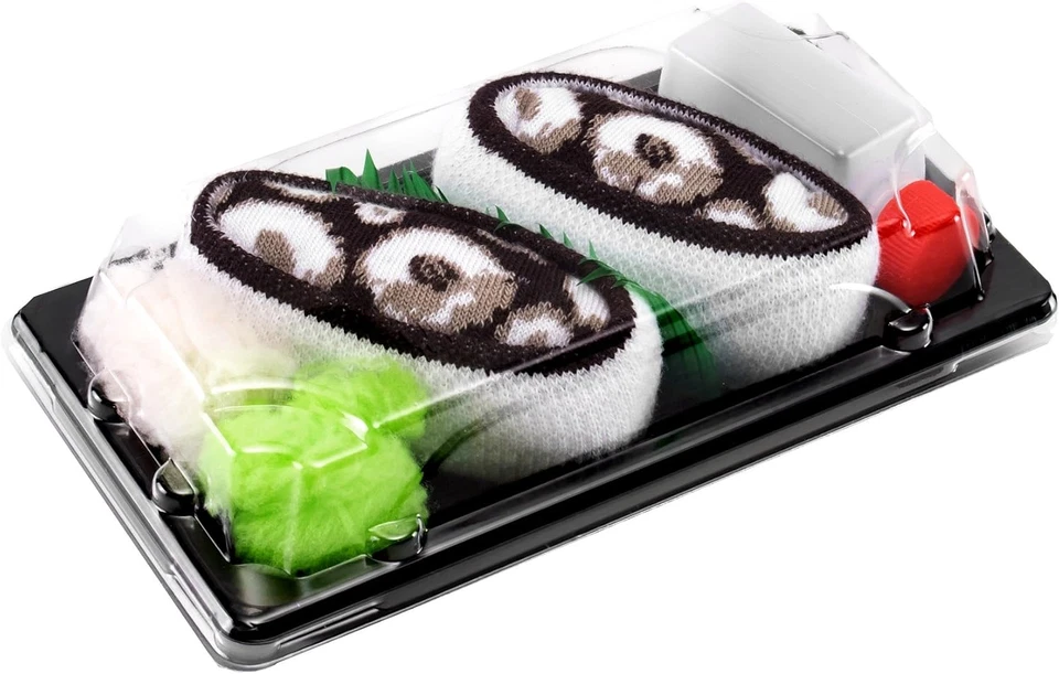 - Donna Uomo Calzini Sushi Octopus Marrone - 1 Paio - Taglia 36-40 - Immagine 1 di 4