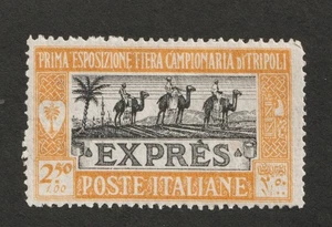 1927 Italian Colony Libya Sc# EB2 semi postal, Camels. MH Cv$8.50 - Picture 1 of 1