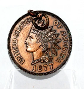 1877 One Cent Replica Coin 3” Dia United States of America Medallion #613 - Picture 1 of 3