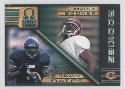 1999 Pacific Omega Marty Booker D'Wayne Bates #48 Rookie RC - Image 1 of 2