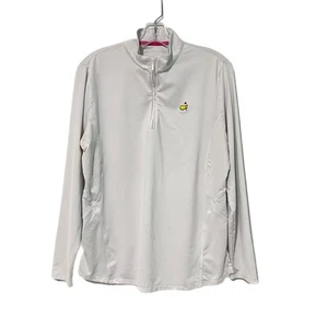 Magnolia Lane Tech Damen Large weiß Golf Masters 1/4-Reißverschluss Pullover Performance - Bild 1 von 9