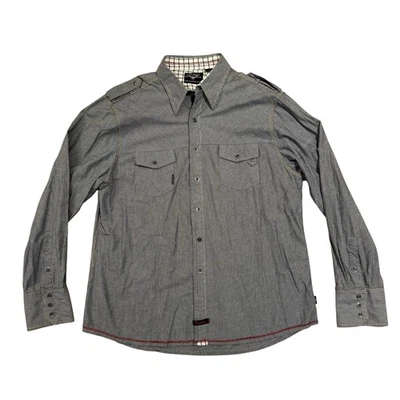 Fender Custom Shop by Rock & Roll Religion Men's 3XL Embroidered Snap Shirt New - Image 1 of 4