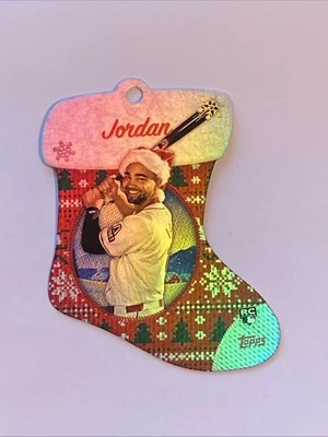 2024 Topps Holiday - Stocking Die-Cut Ornaments Jordan Lawlar #SDC-4 (RC) - Image 1 of 2