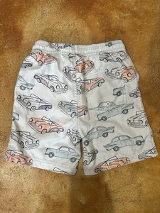 Boys Tea Collection Swim Shorts 8 Car Themed - Picture 1 of 3
