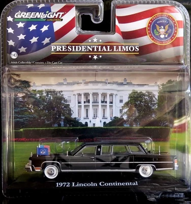 1972 年 LincolnContinentalReagan Presidentiallimousine 压铸模型 GREENLIGHT 1/43 — 第 1/4 张图片