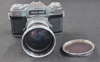 Hecho en ALEMANIA - Cámara vintage ZEISS IKON SUPER CONTAFLEX S-MATIC Foto 1 de 4