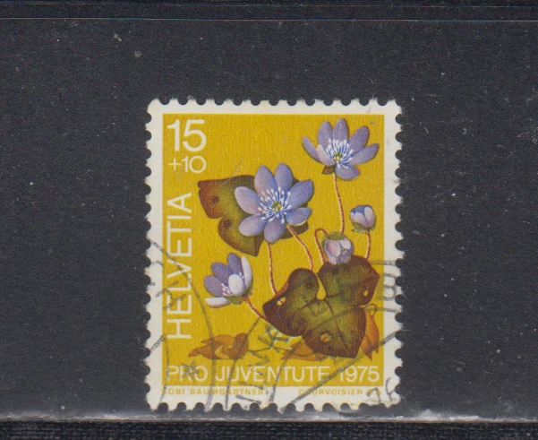 SWITZERLAND : 1975 - USED - SCOTT # B435    SEMI-POSTAL  FLOWERS - Image 1 of 1