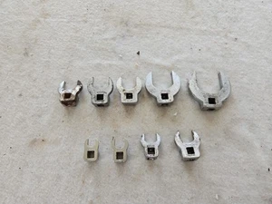Snap On Sae Crows Feet 9pc 7/16" To 1-1/2" Used - Picture 1 of 6