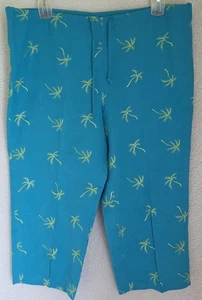 Dressbarn Womens Capri Pants Size PM Medium Petite Silk Linen - Picture 1 of 24