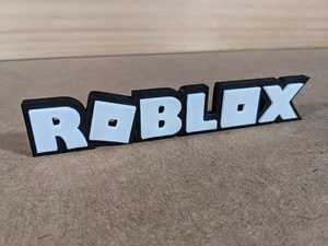 Roblox Style Gaming Schild - 3D gedruckt Schreibtisch Zubehör Party Dekoration - Bild 1 von 3