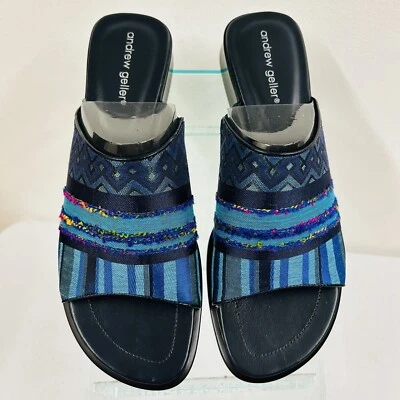 Andrew Geller Women’s Blue  Sandal Size 10M New With Out Box - Image 1 of 4