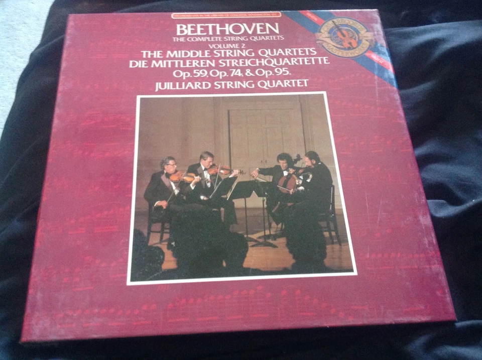 Beethoven - The Complete Strings Quartets Volume 2 vinyl record boxset - Image 1 of 1