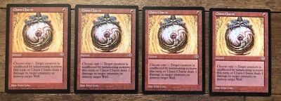 4X Chaos Charm Mirage MIR LP MTG - Image 1 of 2