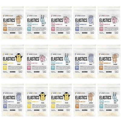 Latex Elastics Rubber Bands Orthodontic Dental Braces Teeth - Light Medium Heavy - Image 1 of 4