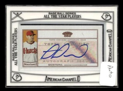 2010 Topps 206 #ACA-MM Miguel Montero Mini Framed American Caramel Autographs - Image 1 of 2