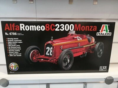 Alfa Romeo 8c 2300 Monza Tazio Nuvolari IT4706 italeri modellino 1-12 auto F1  - Immagine 1 di 4
