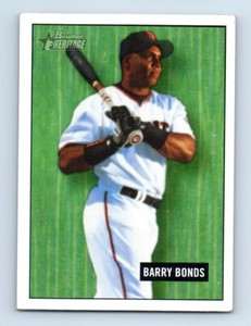 2005 Bowman Heritage Mini Barry Bonds San Francisco Giants #37