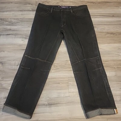 Miskeen Original Jeans Men 42x32 Blue Baggy Denim Y2K Artist Fit Street Wear VGT - Image 1 of 4