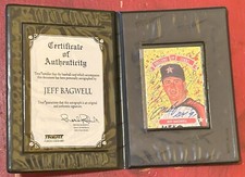 Jeff Bagwell Houston Astros 1992 Donruss Treat Pro Autograph Baseball Card