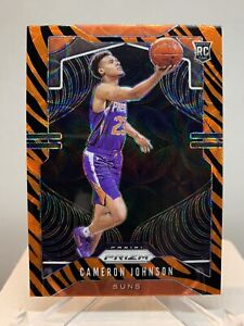 2019-20 Prizm Basketball Cameron Johnson Choice Tiger Prizm Rookie SSP Case Hit