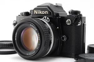 S/N 856xxxx 【Near Mint】 Nikon New FM2 FM2N Black Film Camera Ai 50mm f1.4 JAPAN - Picture 1 of 10