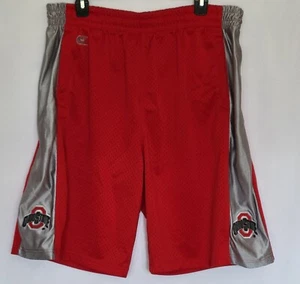 Colosseum Athletics Mens Basketball Gym Shorts Size XL Ohio State Buckeyes Red - Picture 1 of 13