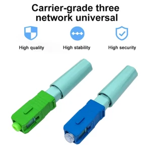 ONTi SC LWL Schnellverbinder APC/UPC Singlemode FTTH schnell optisch 50-200 Stück - Bild 1 von 19