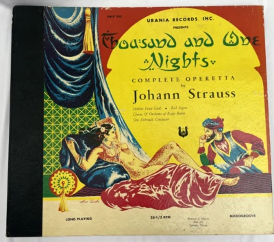 Thousand and One Nights Complete Operetta Johan Strauss Urania Vinyls URLP 203 - Image 1 of 4