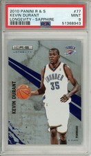 Kevin Durant 2010-11 Panini Rookies & Stars Longevity Sapphire /25 PSA 9 Mint!