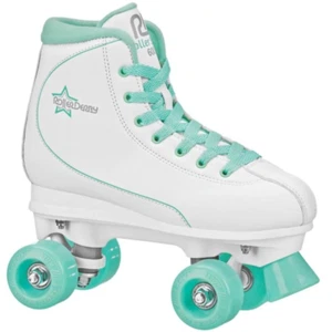 RDS Roller Star 600 Womens White Mint Roller Skates - Picture 1 of 11