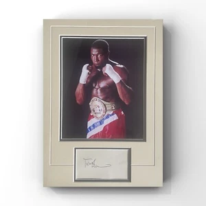 Frank Bruno - Former British Boxer Signed Display - Foto 1 di 2