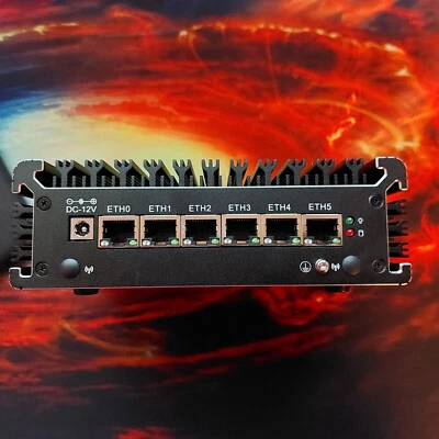 pfSense Router Jasper Lake Intel 2.0GHz Firewall Intel 6LAN 8GB DDR4 256 NVMe M2 - Image 1 of 4