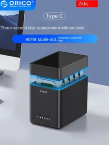ORICO 3.5inch HDD disk array hard drive cabinet multi bay raid to Sata HDD - Picture 1 of 34