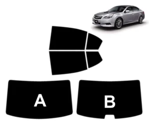 Vorgeschnittene Fensterfarbe für Subaru Legacy 4-türige Limousine 2010-2014 Heckbausatz - Bild 1 von 4