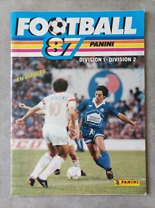 PANINI FOOTBALL 87 ALBUM VIDE - CHAMPIONNAT FRANCE FOOT 1987