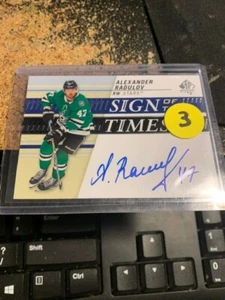 2019-20 SP AUTHENTIC ALEXANDER RADULOV SIGN OF THE TIMES AUTOGRAPH - Picture 1 of 1