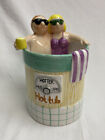 Vintage 1997 Lotus Hot Hotter Tub Novelty Cup Planter Swimming Pool Party
