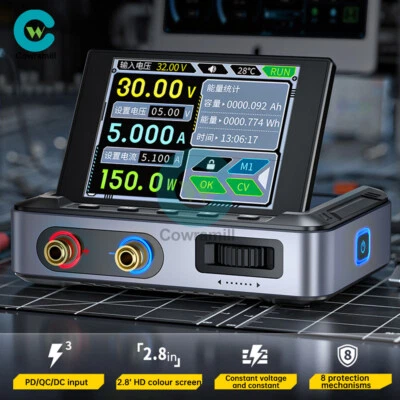 DPS-150 Portable Lab DC Power Supply CNC Adjustable 30V 5A 150W Digital PD QC - Image 1 of 4