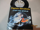 (60) Captain Sensibles -Stop The World - 7" Single Vinyl