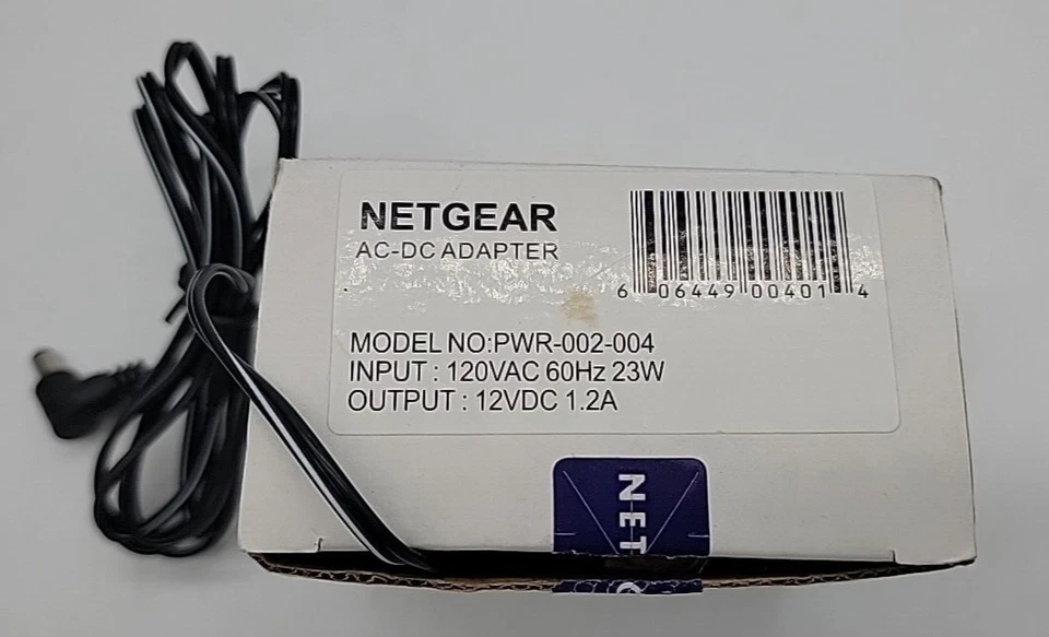 OEM Netgear Power Adapter pwr-002-004 En108 En108Tp Fe104 Fe108 Fs105 Fs104Sw108 - Image 1 of 2