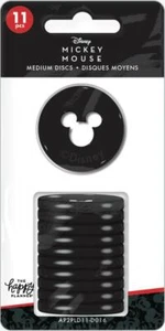 Disney Topolino Happy Planner Notebook Plastica Nero Set di 11 dischi medi - Foto 1 di 3