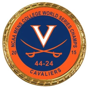 Tribute Coin Virginia Cavaliers 2015 Men's World Series Championship - Picture 1 of 3