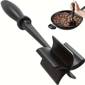 Meat Hamburger Chopper Heat Resistant Utensil Ground Beef Potato Masher Spatula - Picture 1 of 12
