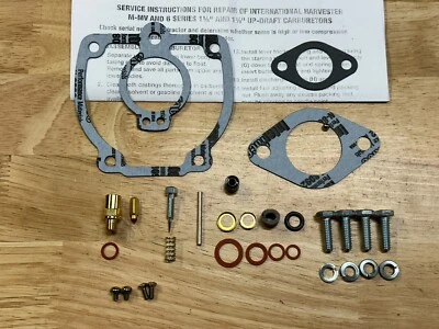 Farmall 300, 400, 560, 606, 656, 706, 806 Basic Carburetor rebuilt kit - Image 1 of 2