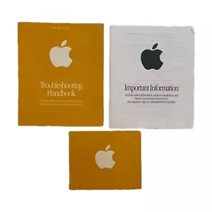 Apple iMac OS 8.6 Troubleshooting Handbook Sware install/restore discs Info book - Picture 1 of 9
